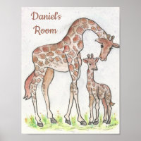 Giraffe und ihr Kalb