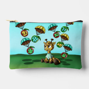 Giraffe und koreanisches Wort Zubehörtasche