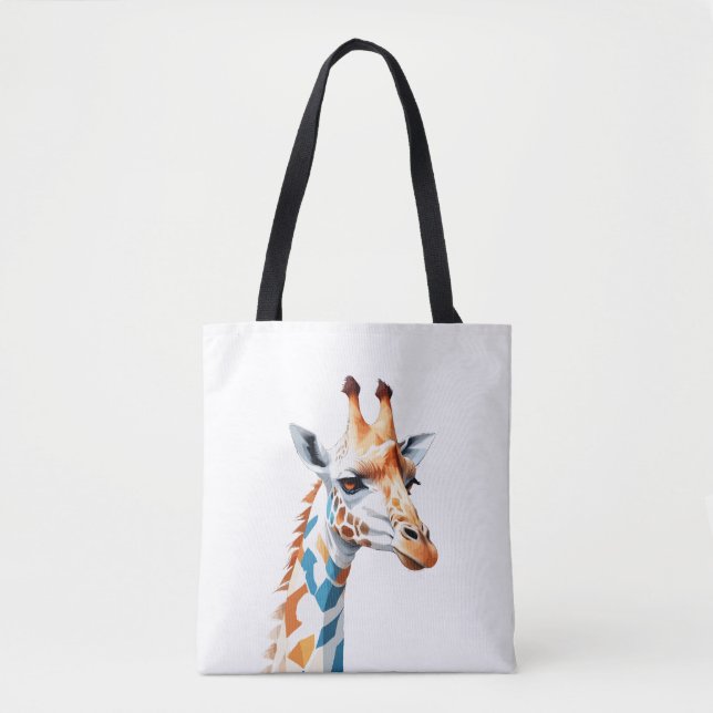 Giraffe Vector Art mit lebhaften Farben (Vorderseite)