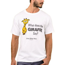 Giraffe verraten den grundlegenden T - Shirt der