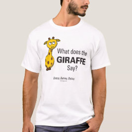 Giraffe verraten den grundlegenden T - Shirt der