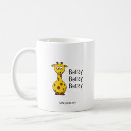 Giraffe verraten Tasse