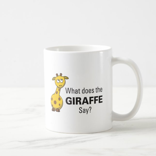 Giraffe verraten Tasse (Rechts)