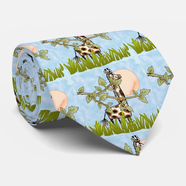 Giraffe versteckt krawatte (Gerollt)