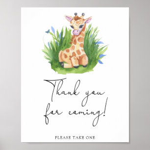 Giraffe \ Vielen Dank fürs Kommen Poster
