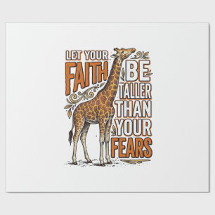 Giraffe Vintage Inspirations-Shirt-Design_1 Geschenkpapier