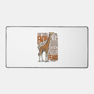 Giraffe Vintage Inspirations-Shirt-Design_1 Schreibtischunterlage