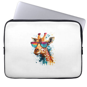 Giraffe Vintage Sonnenbrille Funny African Animal Laptopschutzhülle