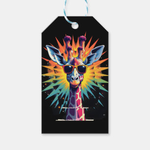 Giraffe Vintage-Sonnenbrille Lustiges Afrikanische Geschenkanhänger