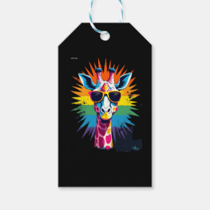 Giraffe Vintage-Sonnenbrille Lustiges Afrikanische Geschenkanhänger