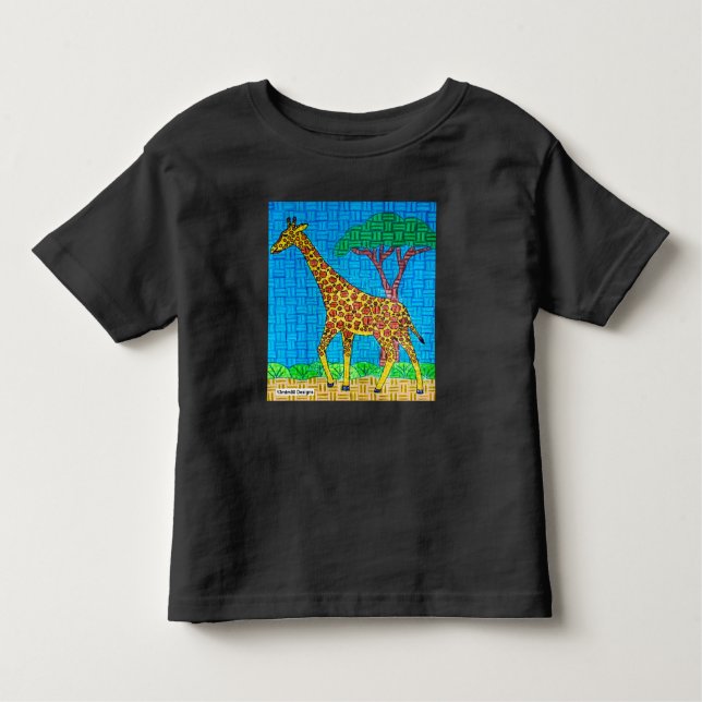 Giraffe (vivid) - Kleinkind T - Shirt (Vorderseite)
