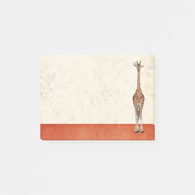 GIRAFFE & VOGEL Post It Notiz (Vorderseite)