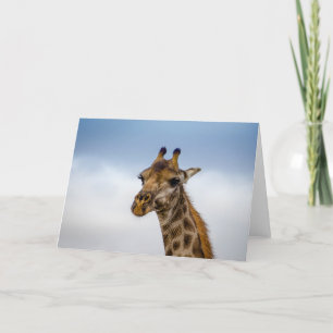 Giraffe von Südafrika Karte