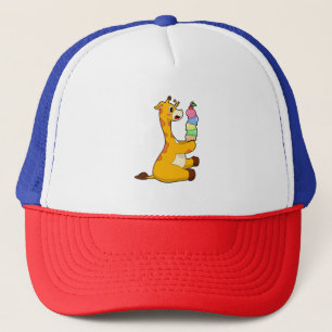 Giraffe Waffeleis Truckerkappe