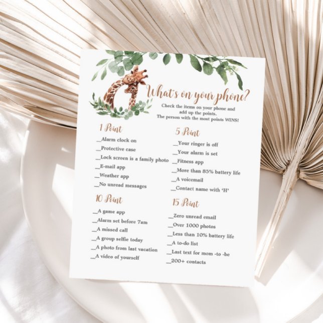 Giraffe, was auf deinem Handyspiel ist (Von Creator hochgeladen)