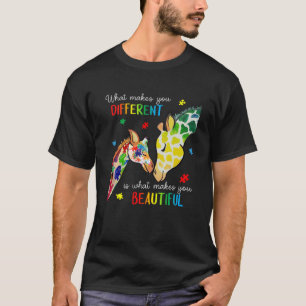 Giraffe, was Sie zu einem anderen Bewusstsein für  T-Shirt