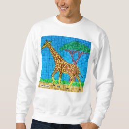 Giraffe (weiß) - MännerSweatshirt Sweatshirt