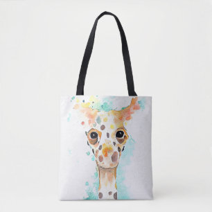 Giraffe Wild Animal Nature Wasserfarben Malerei