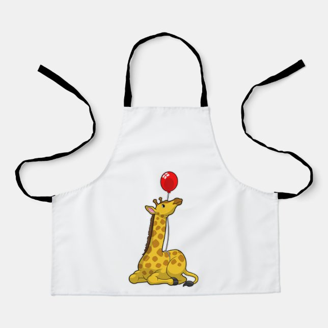 Giraffe with Balloon Schürze (Vorderseite)