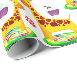 Giraffe Wrapping Paper Geschenkpapier
