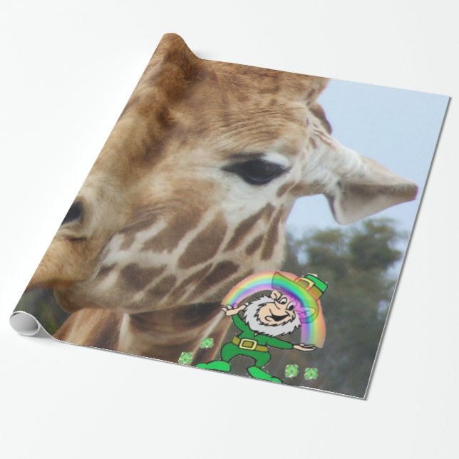 Giraffe Wrapping Paper Geschenkpapier (Ungerollt)
