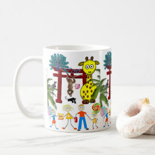 Giraffe Zoo Monkey-Tasse Kaffeetasse