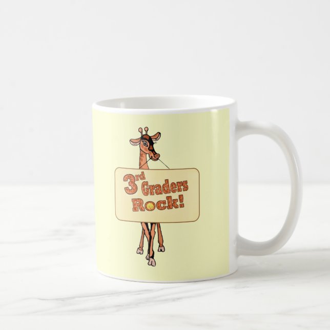 Giraffen-"3. Sortierer-Felsen-" Entwurf Tasse (Rechts)