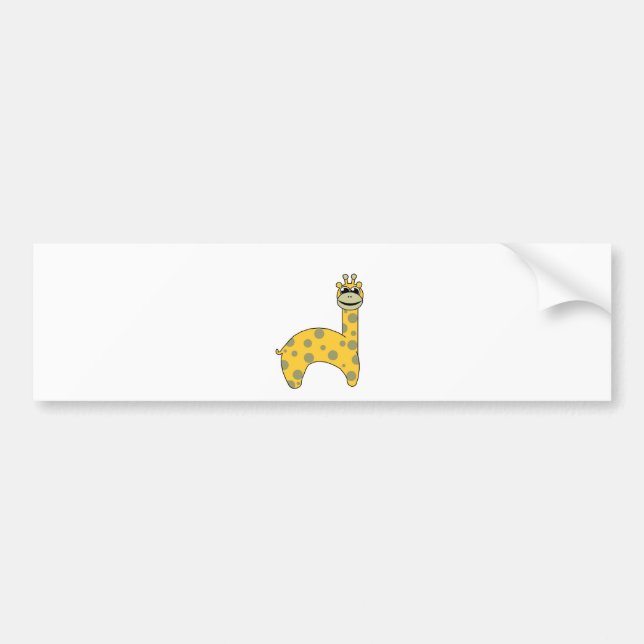 Giraffen Autoaufkleber (Vorne)