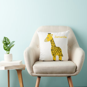 Giraffen-Design personalisiert Kissen