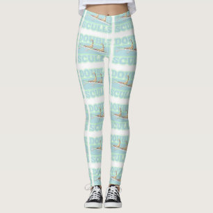 Giraffen-Doppelskulle-Ruderregatta Leggings