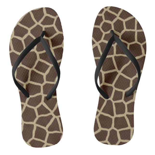 Giraffen-Druck drehen Reinfälle um Flip Flops (Fußbett)