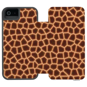 Giraffen-Druck Incipio Watson™ iPhone 5 Geldbörsen Hülle