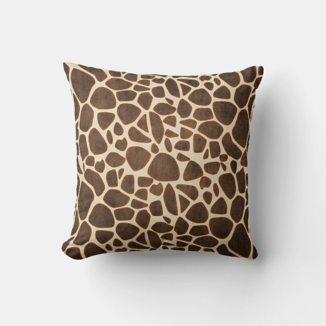 GIRAFFEN-DRUCK KISSEN (Vorderseite)