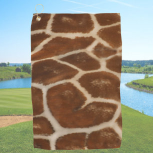 Giraffen Druck Lade Dein Eigenes Foto Hoch Benutze Golfhandtuch