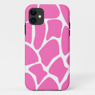 Giraffen-Druck-Muster im hellen Rosa Case-Mate iPhone Hülle
