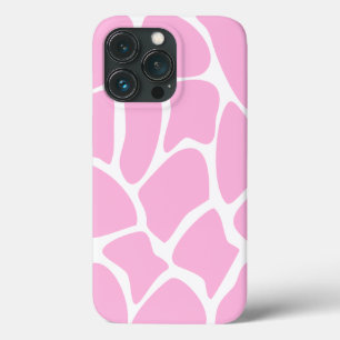 Giraffen-Druck-Muster im Süßigkeits-Rosa iPhone 13 Pro Hülle