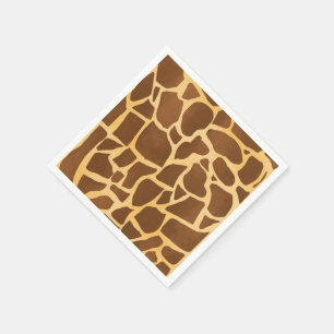 Giraffen-Druck-Servietten Serviette