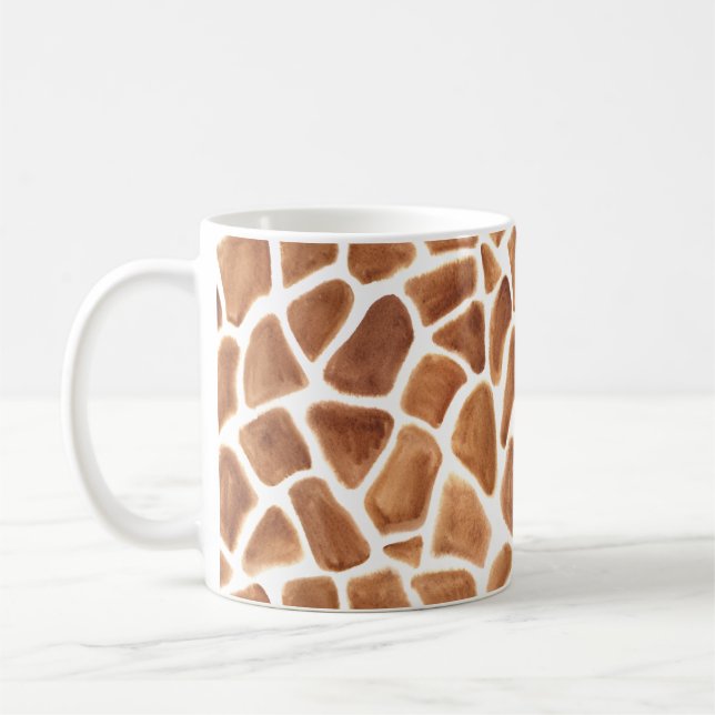 Giraffen-Druck-Tasse Kaffeetasse (Links)