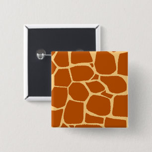 Giraffen-Druckmuster Button