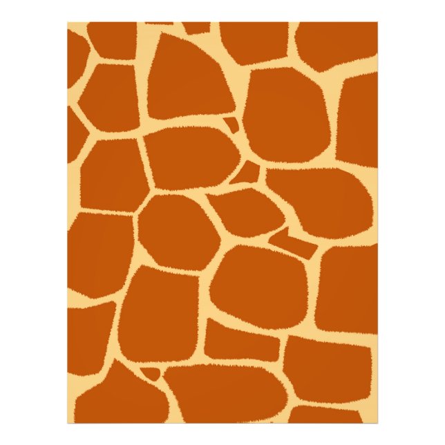 Giraffen-Druckmuster Fotodruck (Vorne)