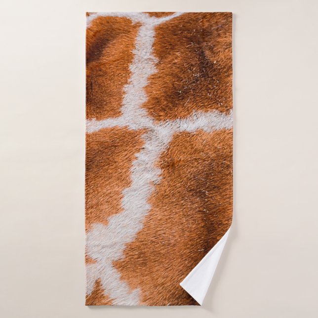 Giraffen-Drucktextur Badehandtuch (Badehandtuch)