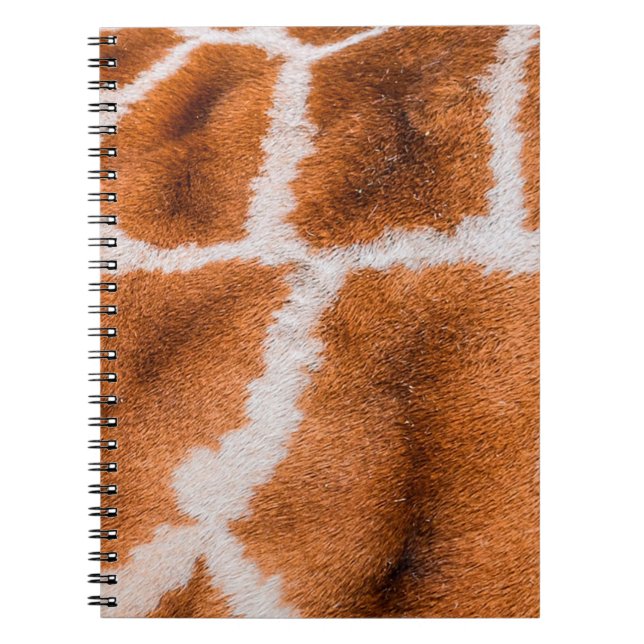 Giraffen-Drucktextur Notizblock (Vorderseite)