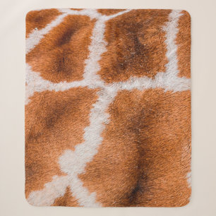 Giraffen-Drucktextur Sherpadecke