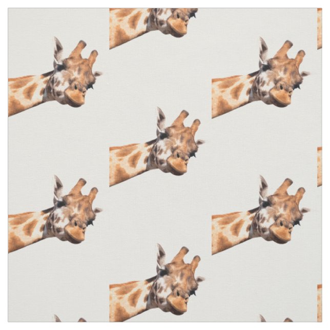 Giraffen-Dschungel-Tier-Porträt Stoff (Muster)