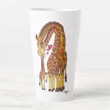 Giraffen-Familien-Latte-Mug