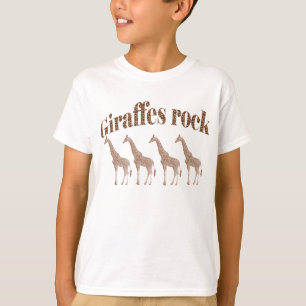 Giraffen-Felsen-T - Shirt