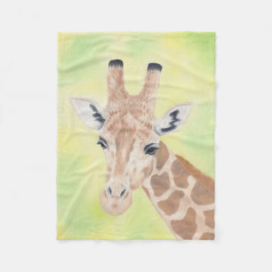 Giraffen-Fleece Fleecedecke