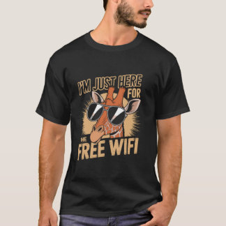 Giraffen-Gag-Party-Spruch T-Shirt