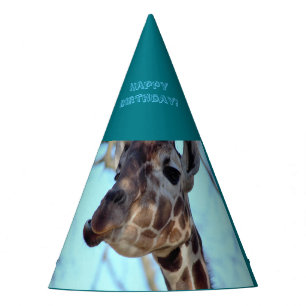 Giraffen-Geburtstags-Party Partyhütchen