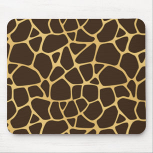 Giraffen-gepunkteter Hintergrund Mousepad
